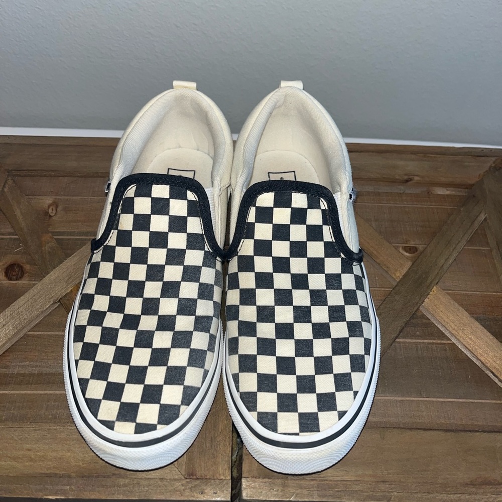 Checkered Vans Youth size 4